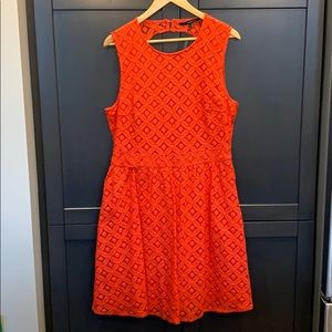 Vero Moda red lace dress size XL